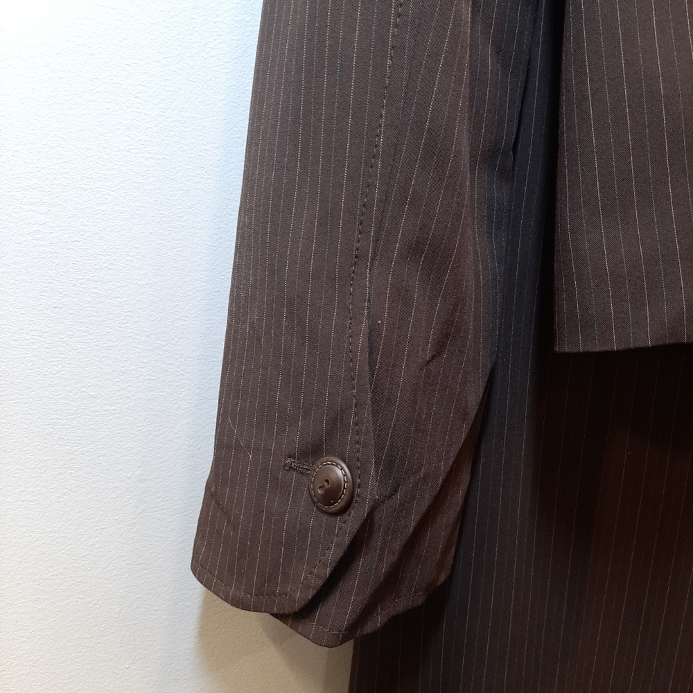 TAPEMEASURE Pinstripe 2pc Pant Suit Blazer Jacket Co-Ord Set Business Fall - Picture 6 of 15